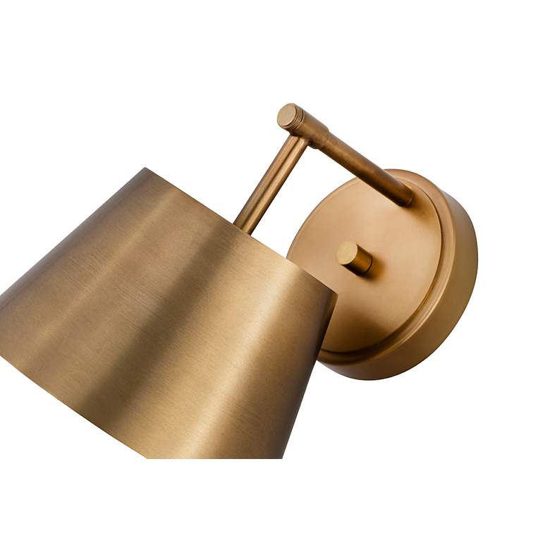 Image 7 Lilly by Z-Lite Rubbed Brass 1 Light Wall Sconce more views