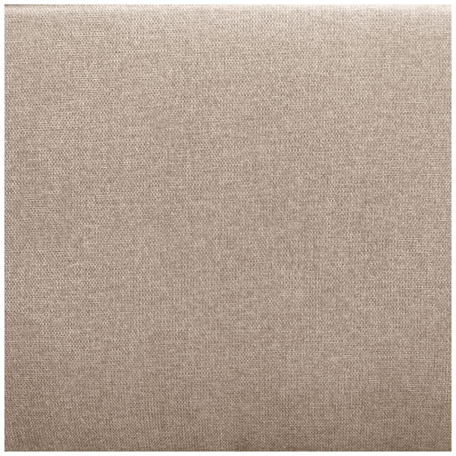 Lilou 77 in. Modern Sofa in Beige Fabric, and Antique Brass Metal Legs