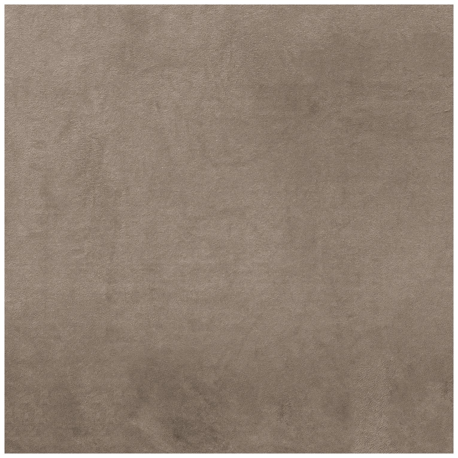 Lilou 77 in. Modern Sofa in Fossil Gray Velvet and Antique Brass Metal Legs