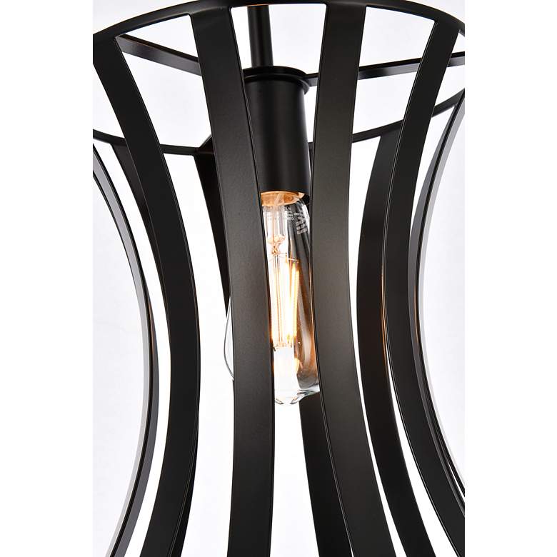 Image 7 Lily 1 Lt Pendant In Black more views