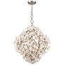 Lily 26 1/4" Wide Enchanted Silver Leaf Pendant Light