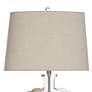 4_Lily 30" High Fossil Glass Table Lamp With Crystal Acrylic Base more views