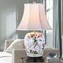 Lily Garden 28" Traditional Ginger Jar Porcelain Table Lamp
