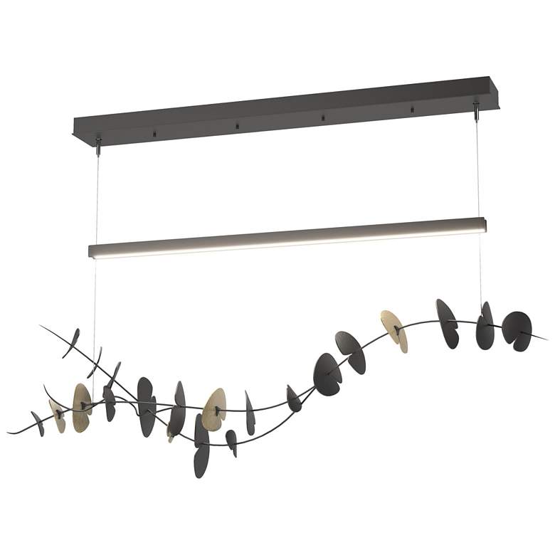 Image 1 Lily LED Pendant - Black - Modern Brass
