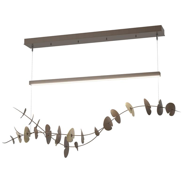 Image 1 Lily LED Pendant - Bronze - Modern Brass