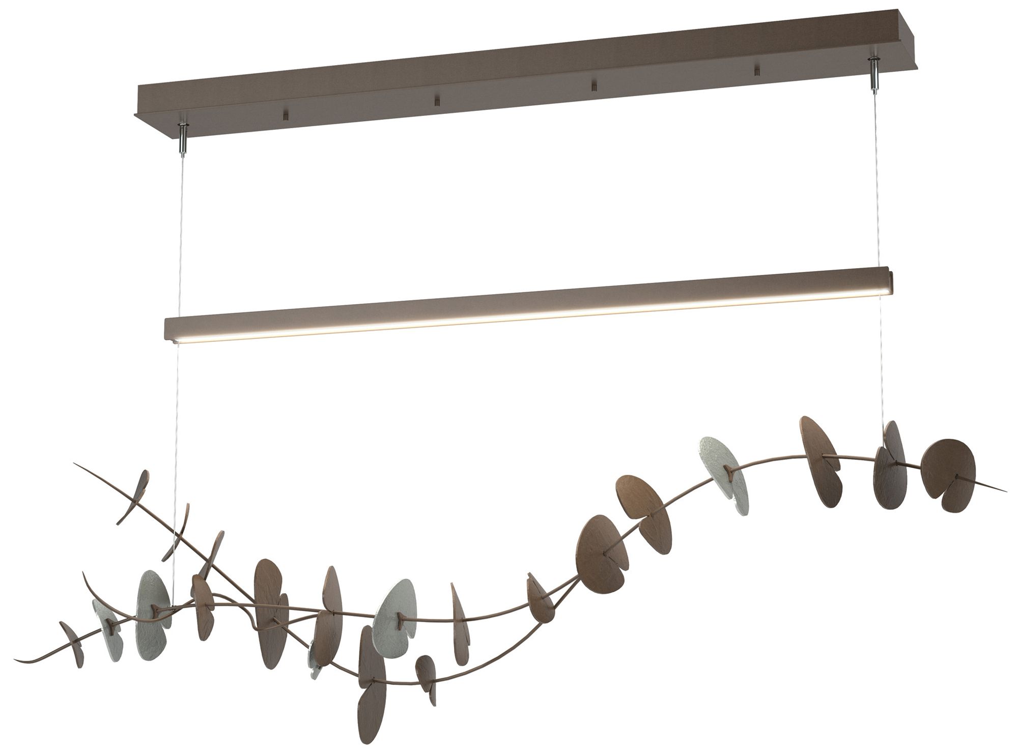 Lily LED Pendant - Bronze - Platinum - Made to Order