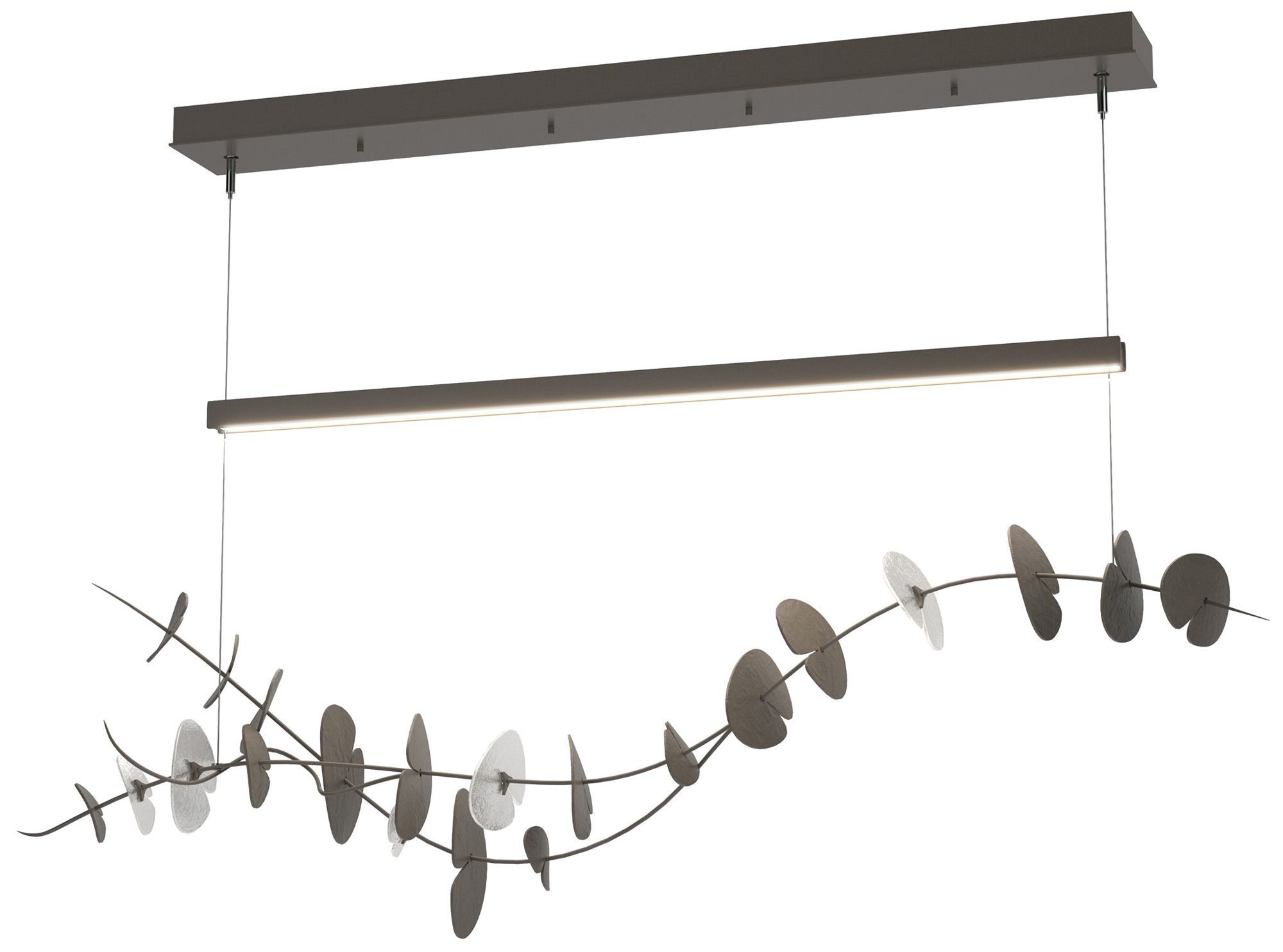 Lily LED Pendant - Dark Smoke - Aqualite - Aqualite - Made to Order