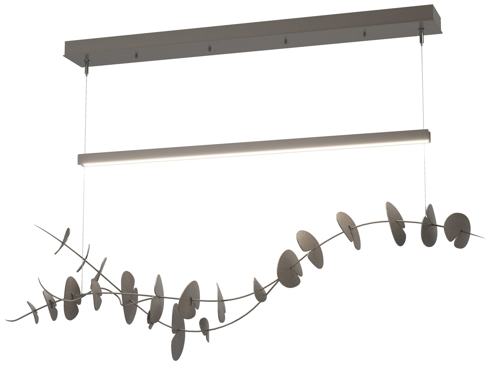 Lily LED Pendant - Dark Smoke - Dark Smoke - Made to Order