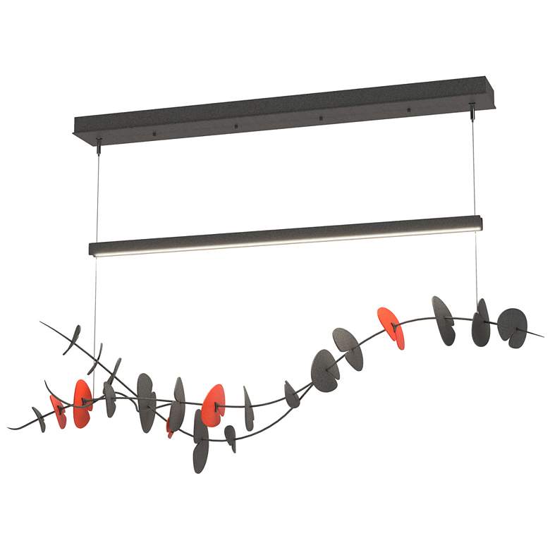 Image 1 Lily LED Pendant - Iron - Satin Red