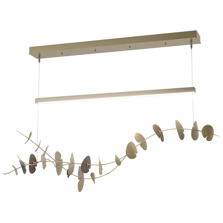 Image 1 Lily LED Pendant - Modern Brass - Bronze