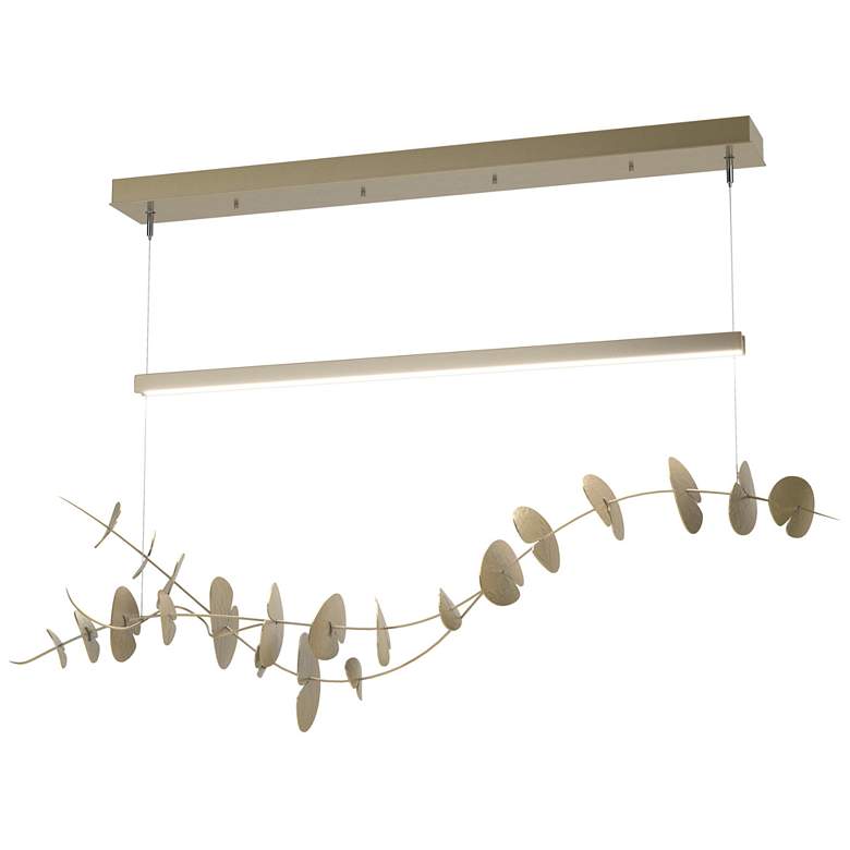 Image 1 Lily LED Pendant - Modern Brass - Modern Brass