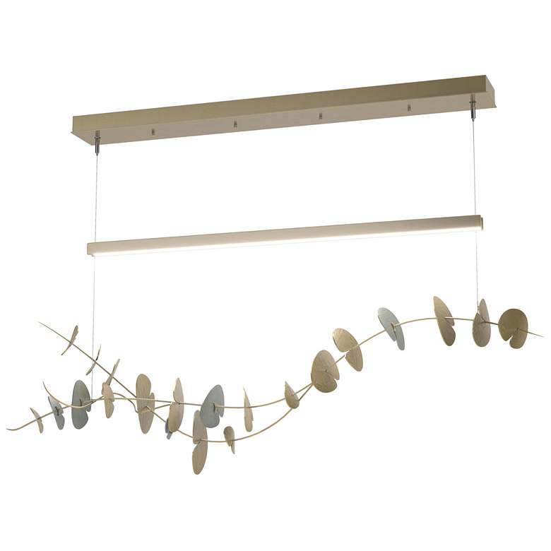 Image 1 Lily LED Pendant - Modern Brass - Platinum