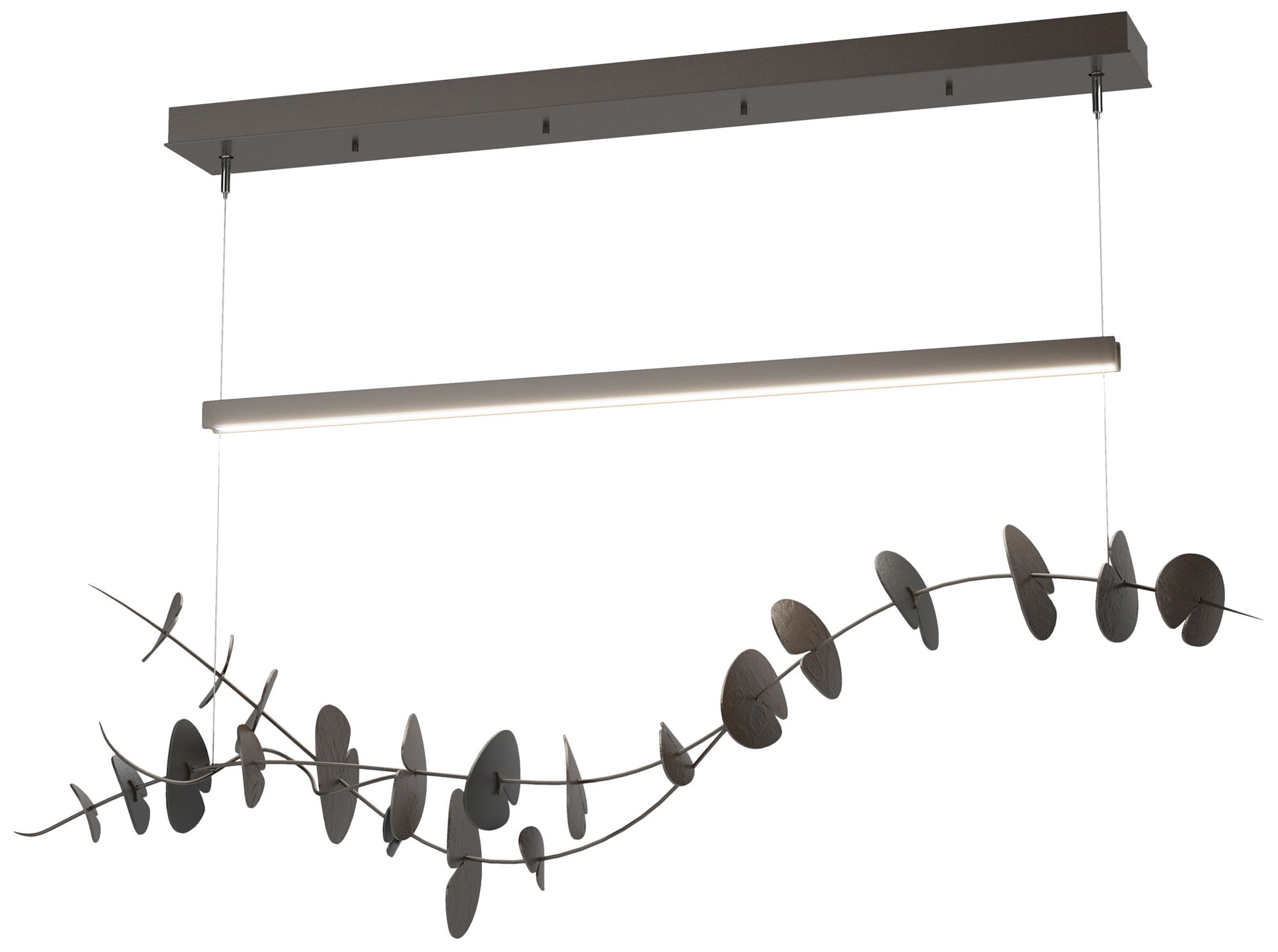 Lily LED Pendant - Oil Rubbed Bronze - Black - Made to Order
