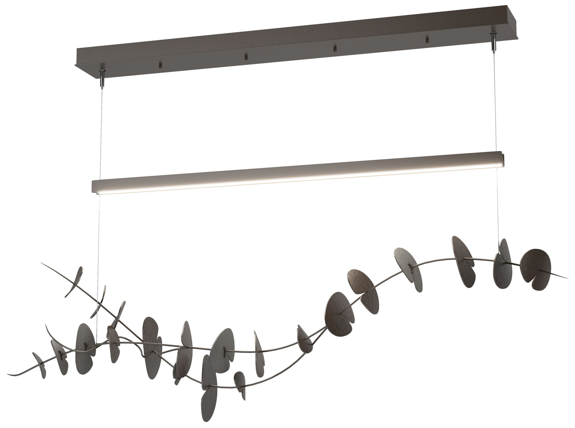 Lily LED Pendant - Oil Rubbed Bronze - Iron - Made to Order