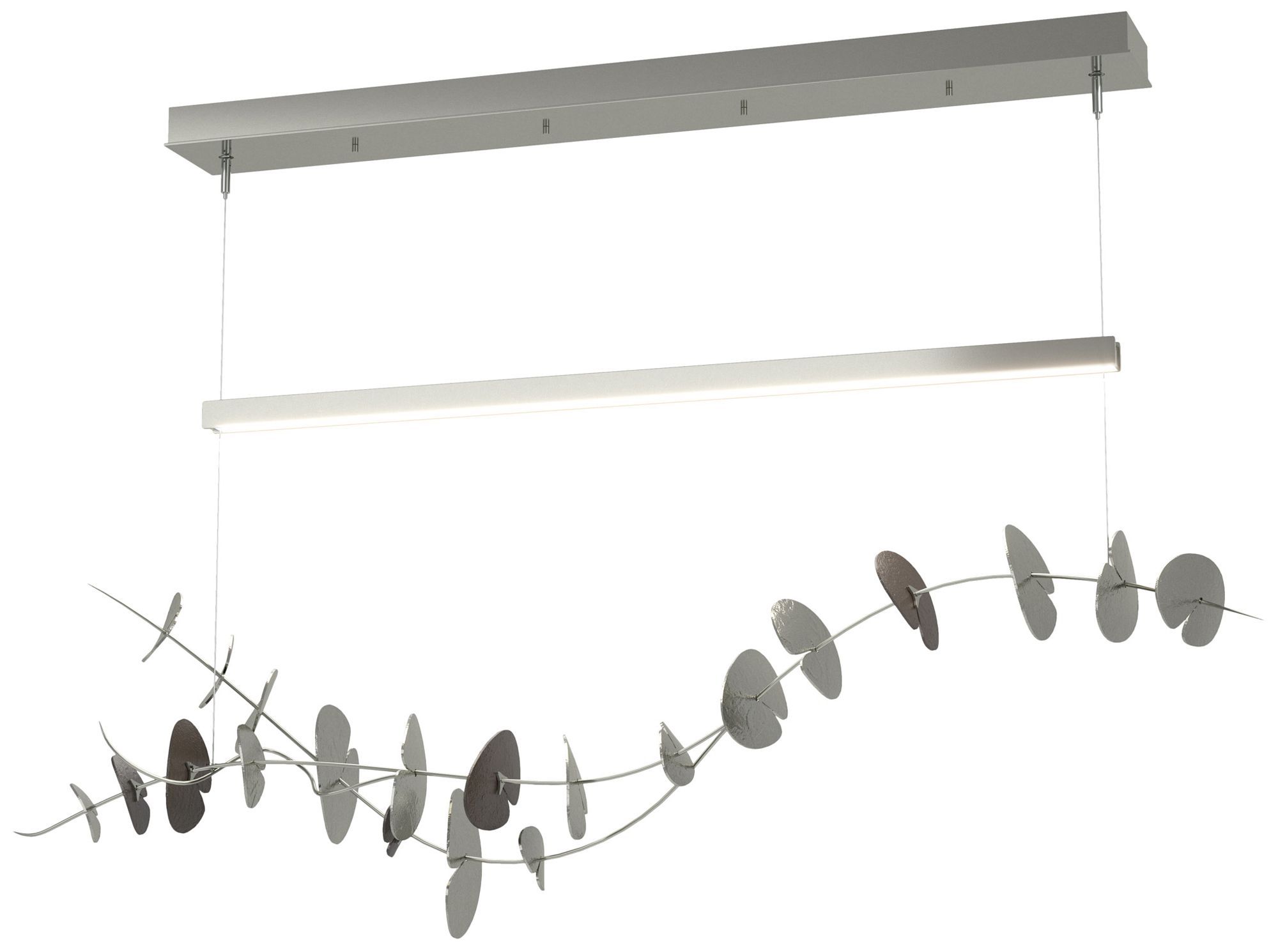 Lily LED Pendant - Sterling - Oil Rubbed Bronze - Made to Order