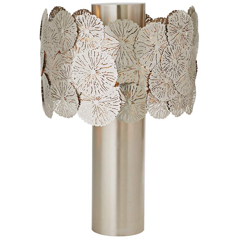Image 1 Lily Pad Antique Nickel Table Lamp