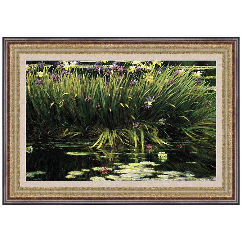 Image 1 Lily Pad Pond 37 inch Wide Wall Art