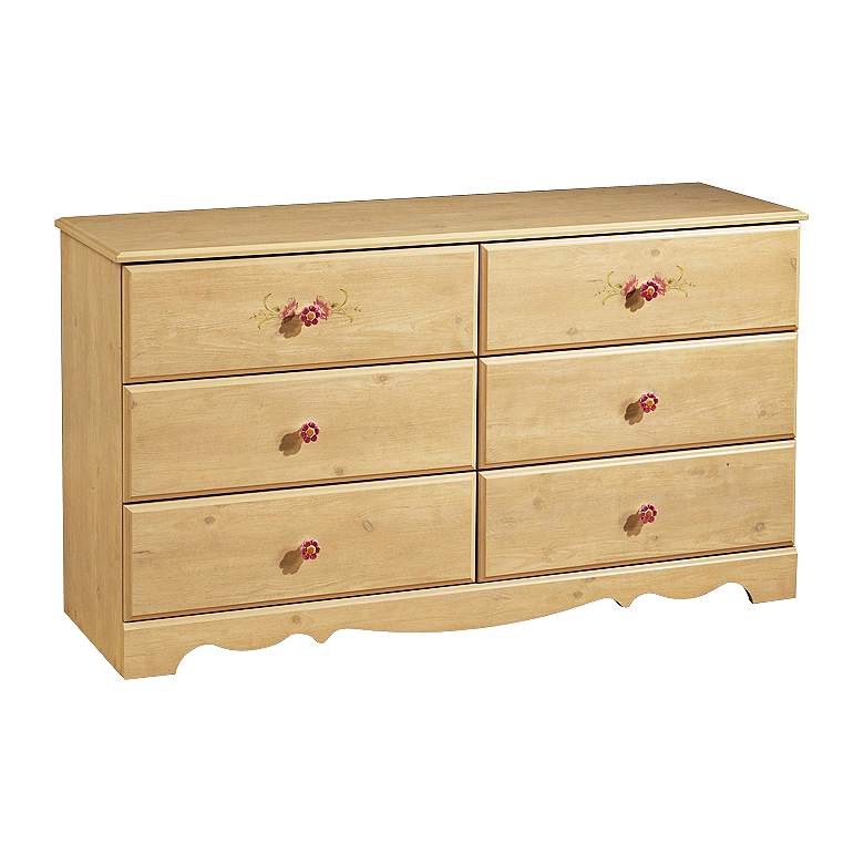 Image 1 Lily Rose Collection Romantic Pine Dresser