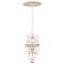 Lily Three Light Mini Chandelier with Ceiling Medallion