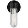 4_Lima 10-in 1 Light Black/Clear Water Glass Outdoor Wall 60W Kuzco more views