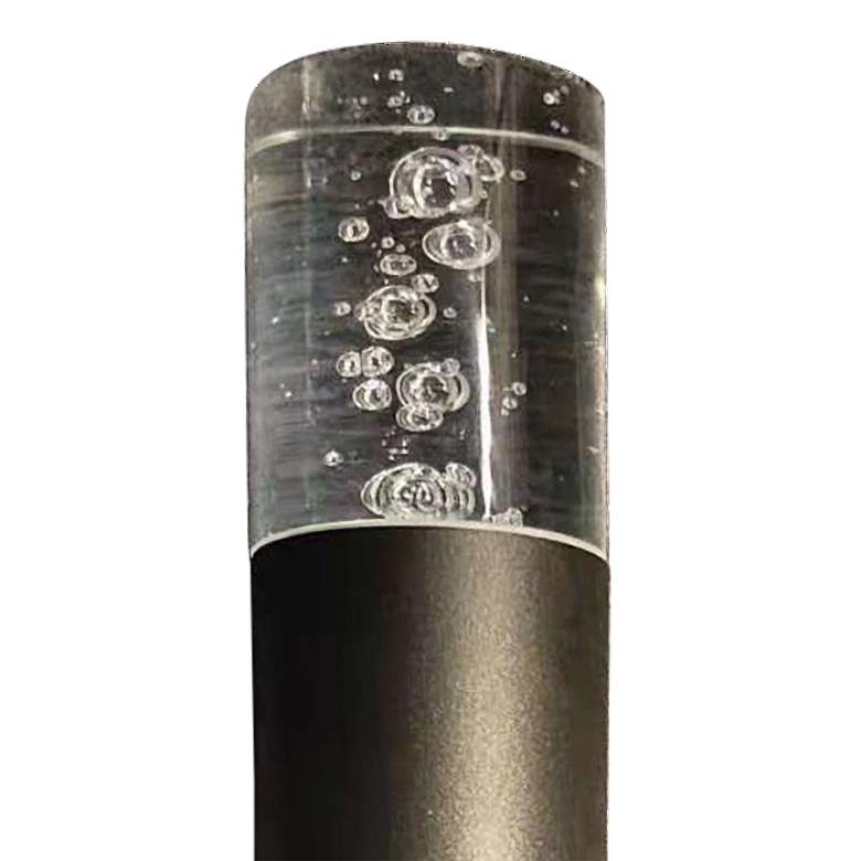 Image 2 Lima 17.5 inch High Black Metal LED Bollard Path Light more views