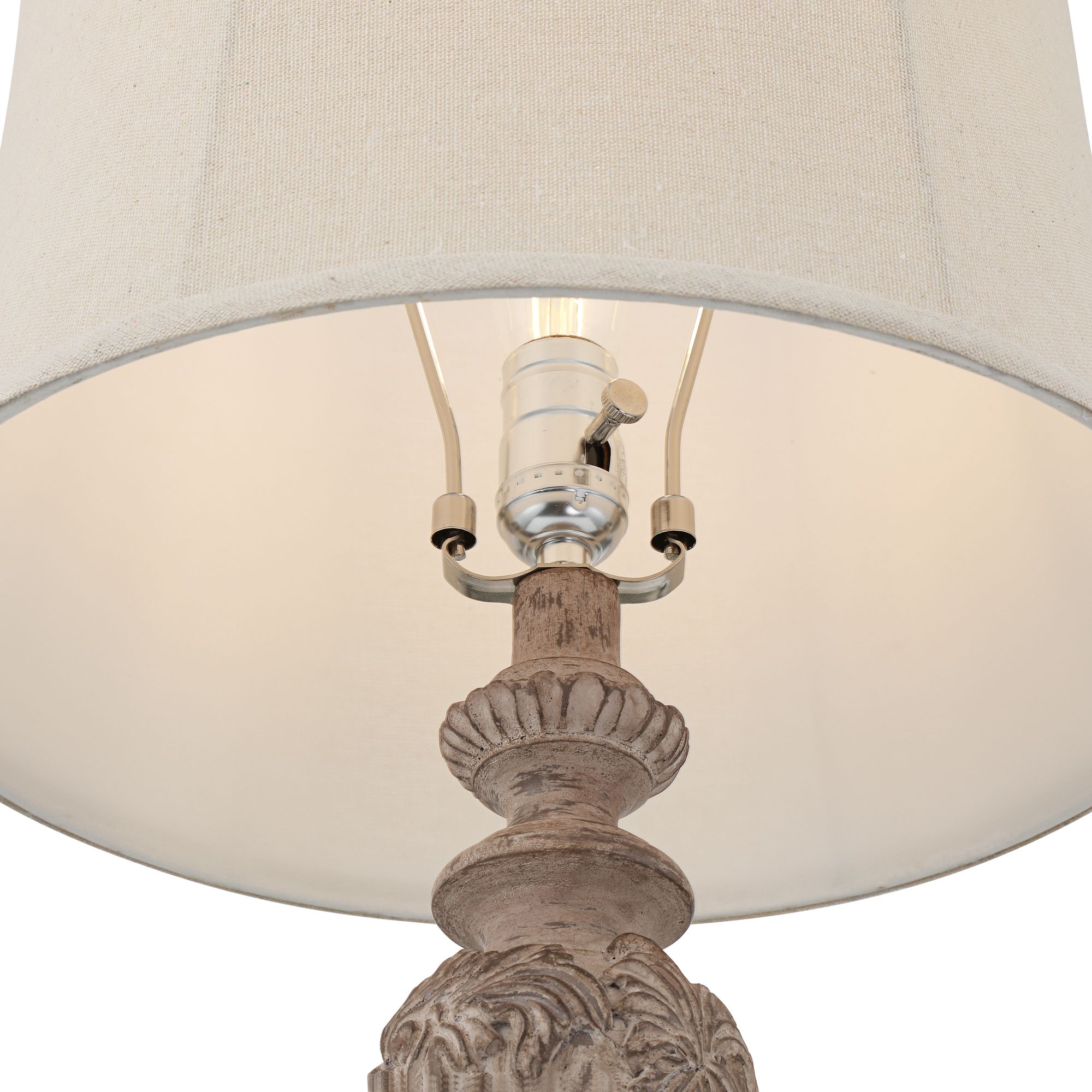 Image 5 Lima 27 3/4" High Distressed Brown Traditional Table Lamp Set of 2 more views