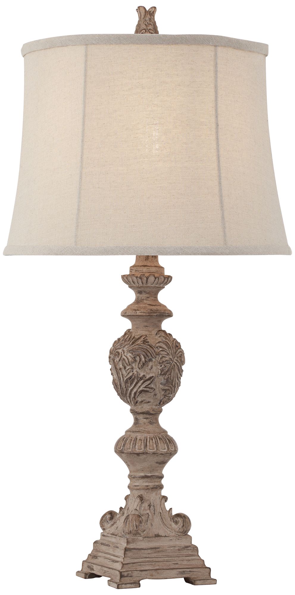 Lima 27 3/4" High Distressed Brown Traditional Table Lamp Set of 2