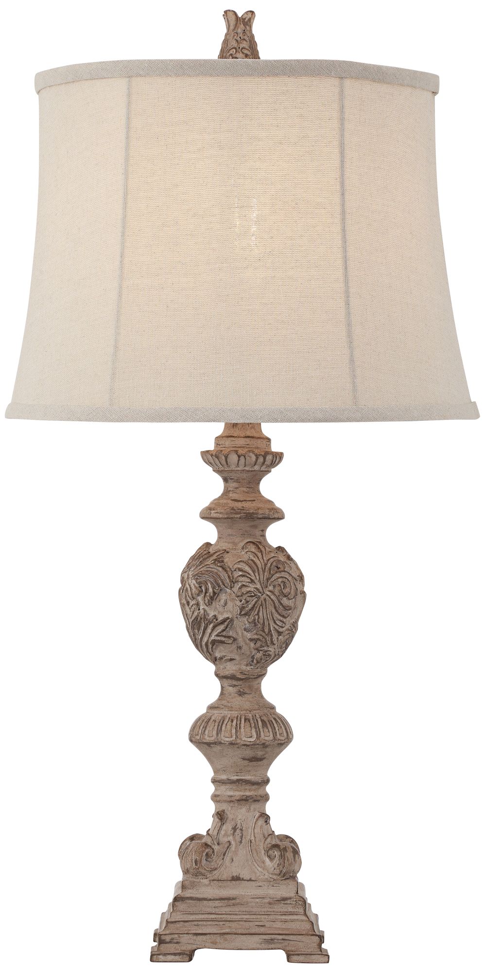 Lima 27 3/4" High Distressed Brown Traditional Table Lamp Set of 2