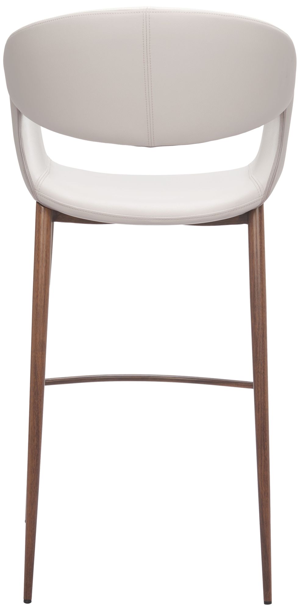 Image 5 Limay Barstool Beige & Walnut more views