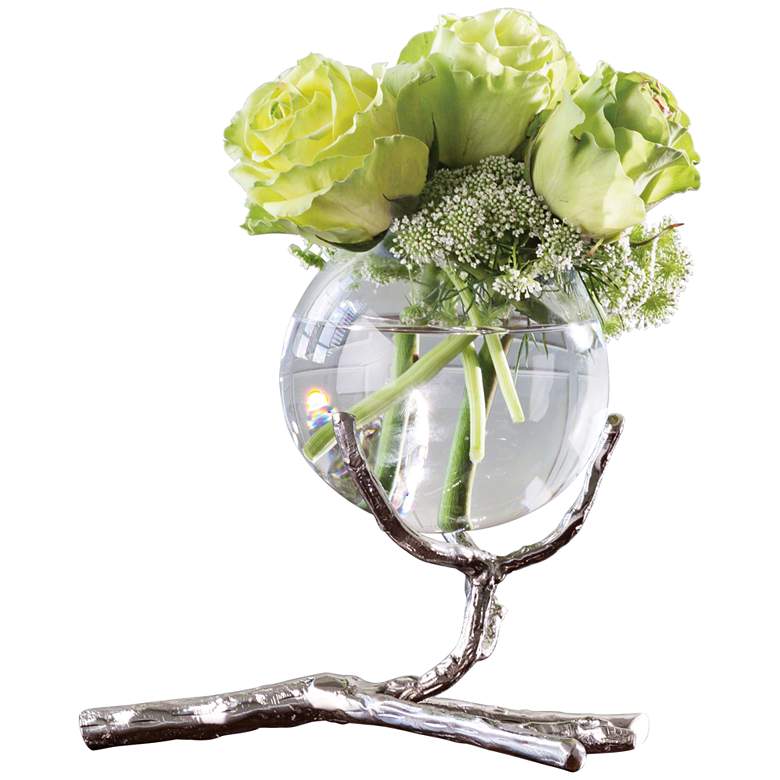 Image 2 Limber 8 inch Wide Twig Vase Flower Holder