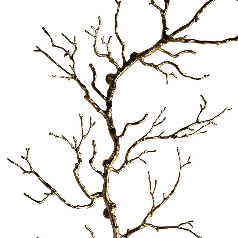 Image 2 Limber Brass 60 inch High Twig Metal Wall Art more views