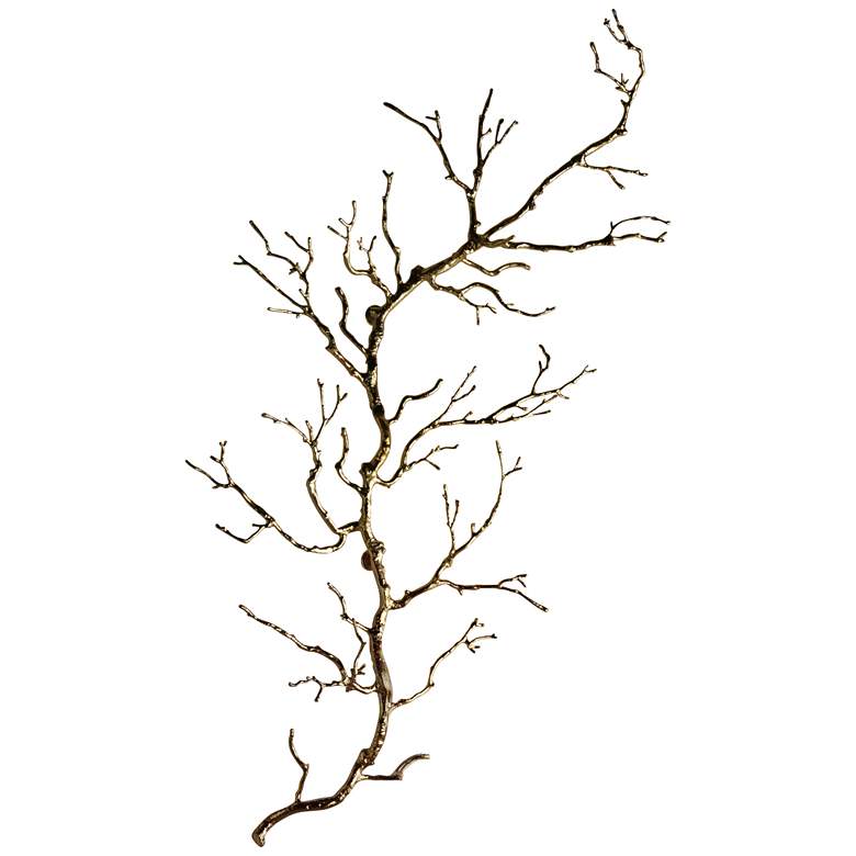 Image 3 Limber Brass 60 inch High Twig Metal Wall Art more views