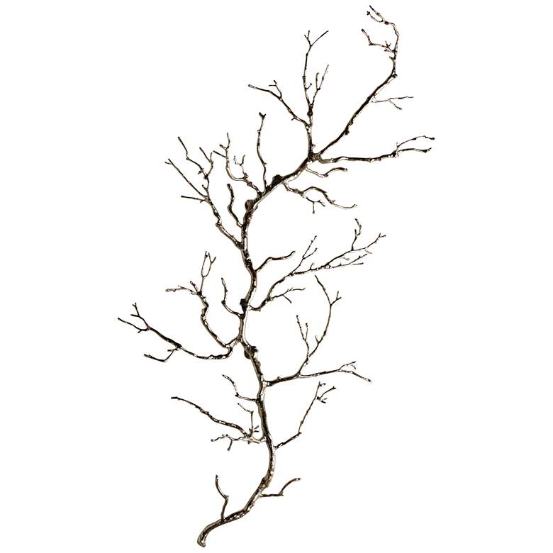 Image 1 Limber Nickel 60" High Twig Metal Wall Art