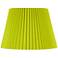 Lime Green Knife Pleat Empire Shade 11x16x11 (Spider)