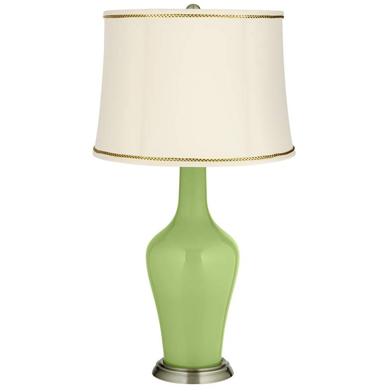 Image 1 Lime Rickey Anya Table Lamp with President&#39;s Braid Trim