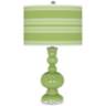 Lime Rickey Bold Stripe Apothecary Table Lamp