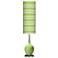 Lime Rickey Bold Stripe Ovo Floor Lamp