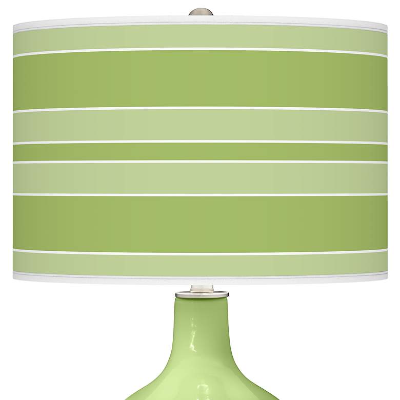 Image 2 Lime Rickey Bold Stripe Ovo Table Lamp more views