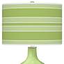 Lime Rickey Bold Stripe Ovo Table Lamp