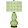 Lime Rickey Circle Rings Double Gourd Table Lamp