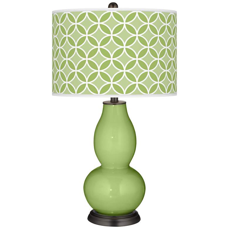 Image 1 Lime Rickey Circle Rings Double Gourd Table Lamp