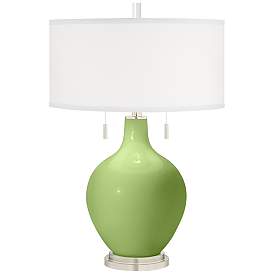 Image2 of Lime Rickey Toby Table Lamp with Dimmer
