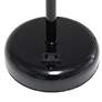 LimeLights 19 1/2" High Black Stick Accent Table Lamp with Outlet