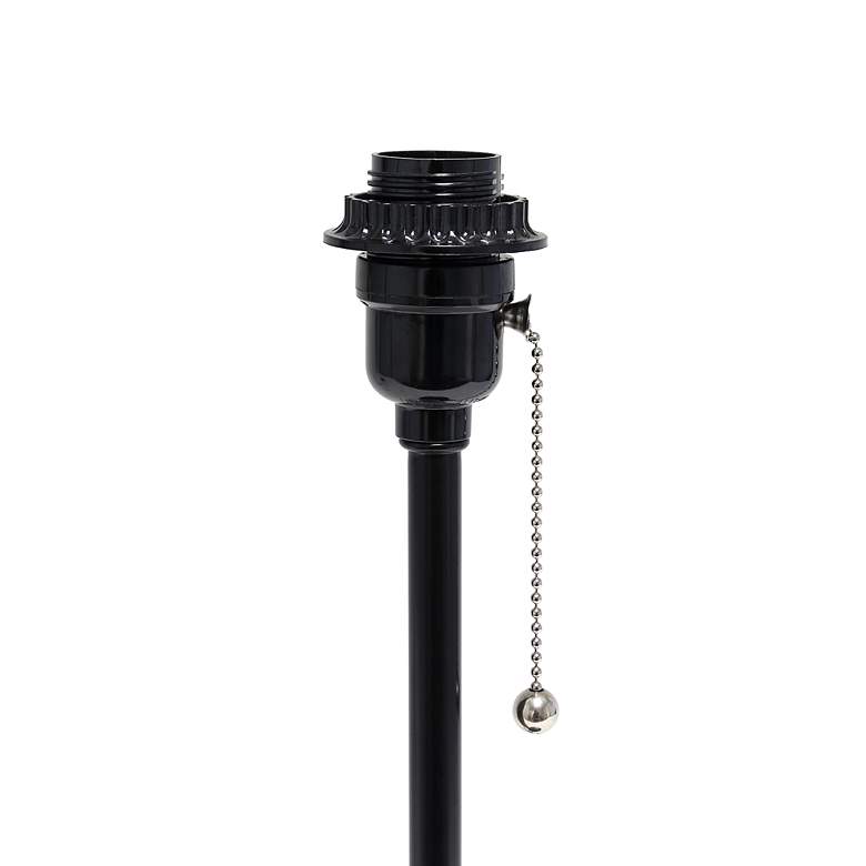 Image 6 LimeLights 19 1/2" High Black Stick Accent Table Lamp with USB Port more views
