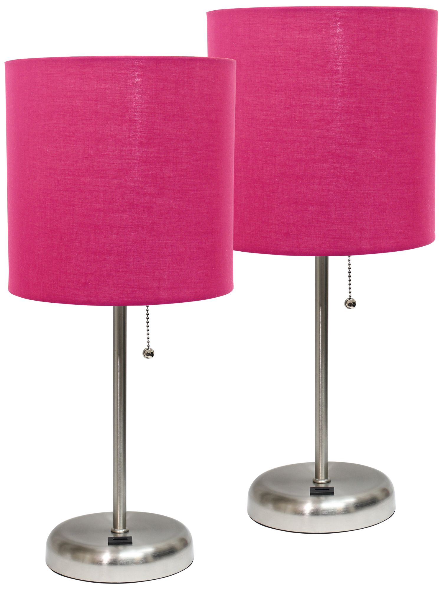 dark pink lamps