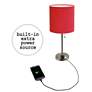 7_LimeLights 19 1/2" High Steel Red Accent Table Lamps Set of 2 more views
