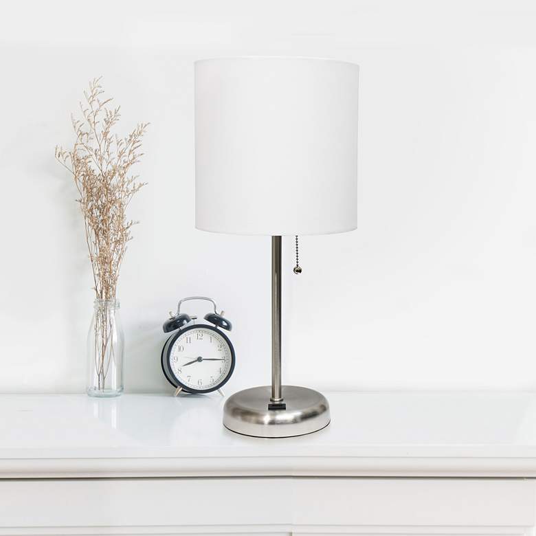 Image 6 LimeLights 19 1/2" High Stick Accent Table Lamp with USB Port more views