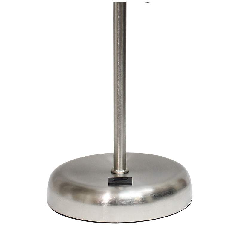 Image 4 LimeLights 19 1/2" High Stick Table Lamp with Tan Shade and USB Port more views