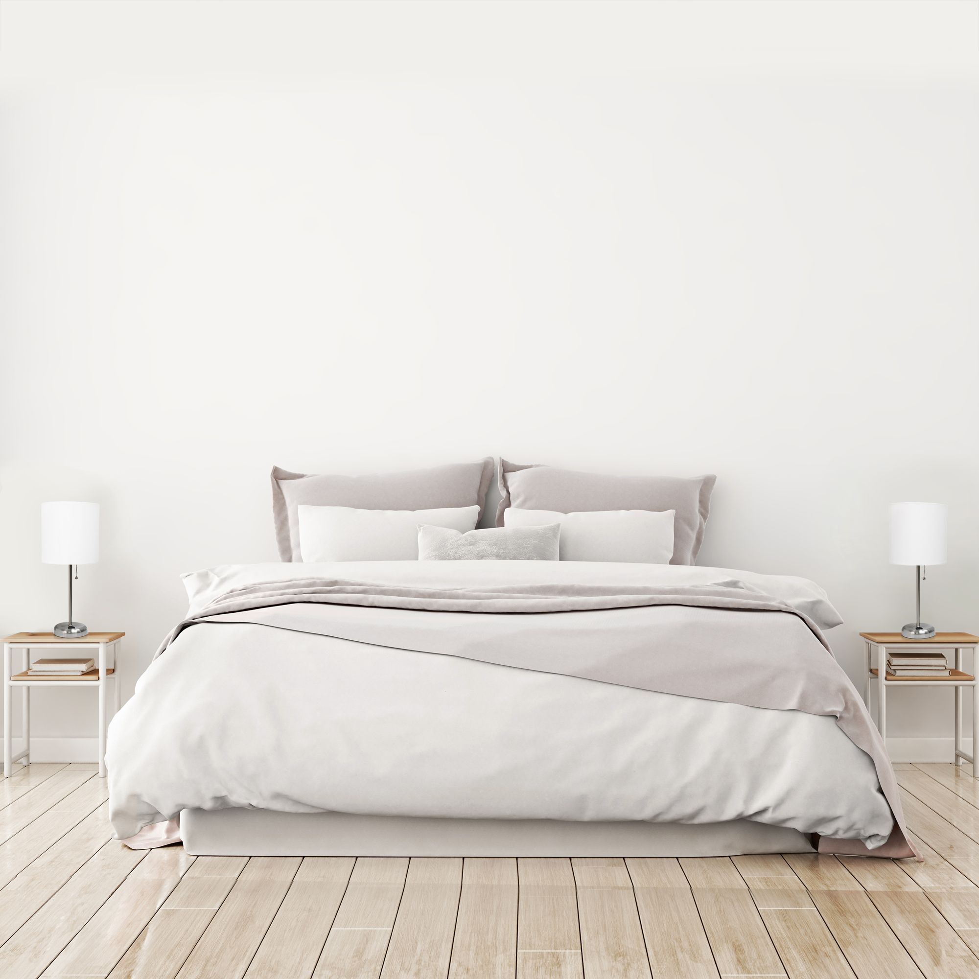 LimeLights 19 1/2" High White Shade Charge Outlet Table Lamps Set of 2