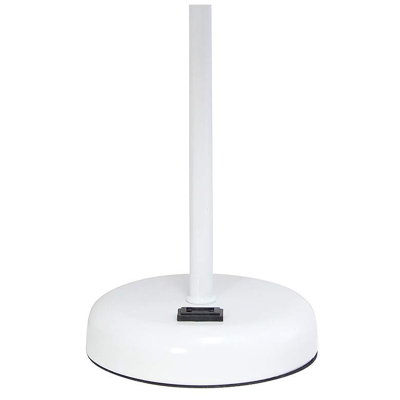 Image 4 LimeLights 19 1/2" High White Stick Accent Table Lamp with Outlet more views